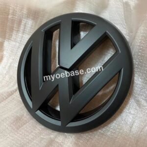 Glossy Black Front/ Rear Badge Set — VW Polo 6R photo 1 — myoebase.com
