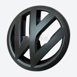 Glossy Black Front/ Rear Badge Set — VW Polo 6R photo 1 — myoebase.com