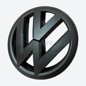 Glossy Black Front/ Rear Badge Set — VW Polo 6R photo 1 — myoebase.com