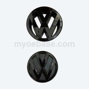 Glossy Black Badge Set — VW Golf 5 photo 1 — myoebase.com
